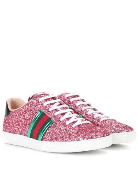 pink glitter gucci sneakers|gucci glitter sneakers cheap.